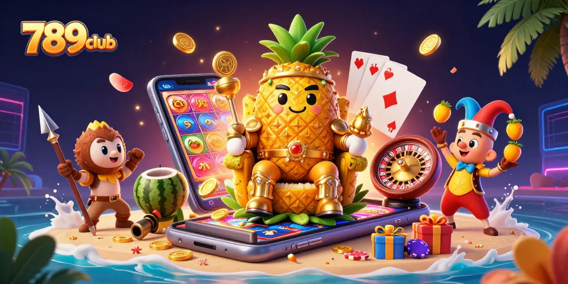 Experience thrilling gameplay at 789club with vibrant casino characters and action-packed elements.