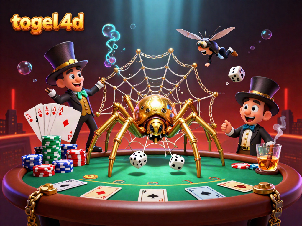 Engage in exciting togel 4d gameplay with vibrant 3D characters and dynamic casino elements.
