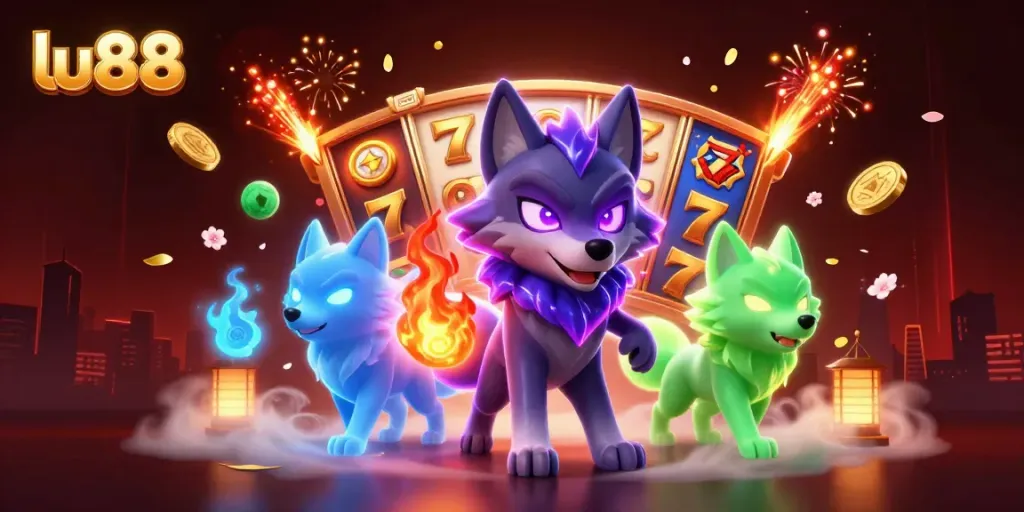 Experience thrilling slot action with lu88's vibrant wolves and fortune elements.