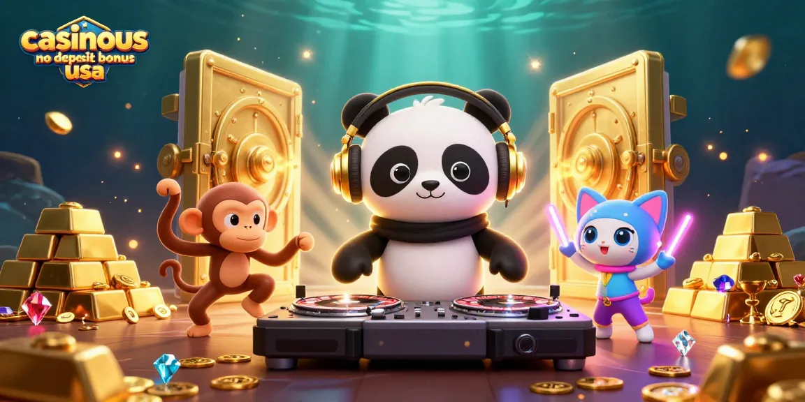Win big with casinous no deposit bonus usa while enjoying vibrant casino fun with delightful cartoon characters.